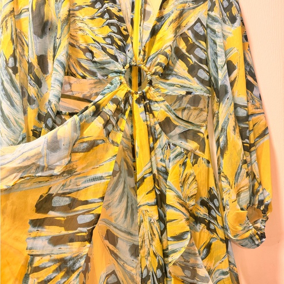 TedBaker maxi cover up with eyelet detail. - Picture 7 of 8